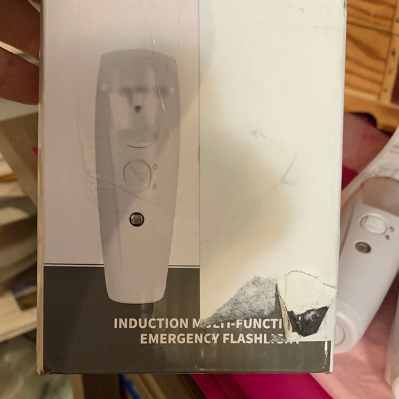 White Induction Multi-Function Emergency Flashlights Two - Picture 8 of 9